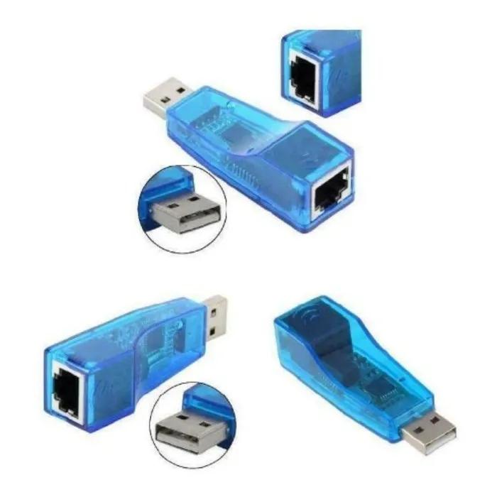 ADAPTADOR USB 2.0 LAN PLACA DE REDE EXTERNA RJ45 - Imercado - marketplace - 3052 - ADAPTADOR USB 2.0 LAN PLACA DE REDE EXTERNA RJ45 - 