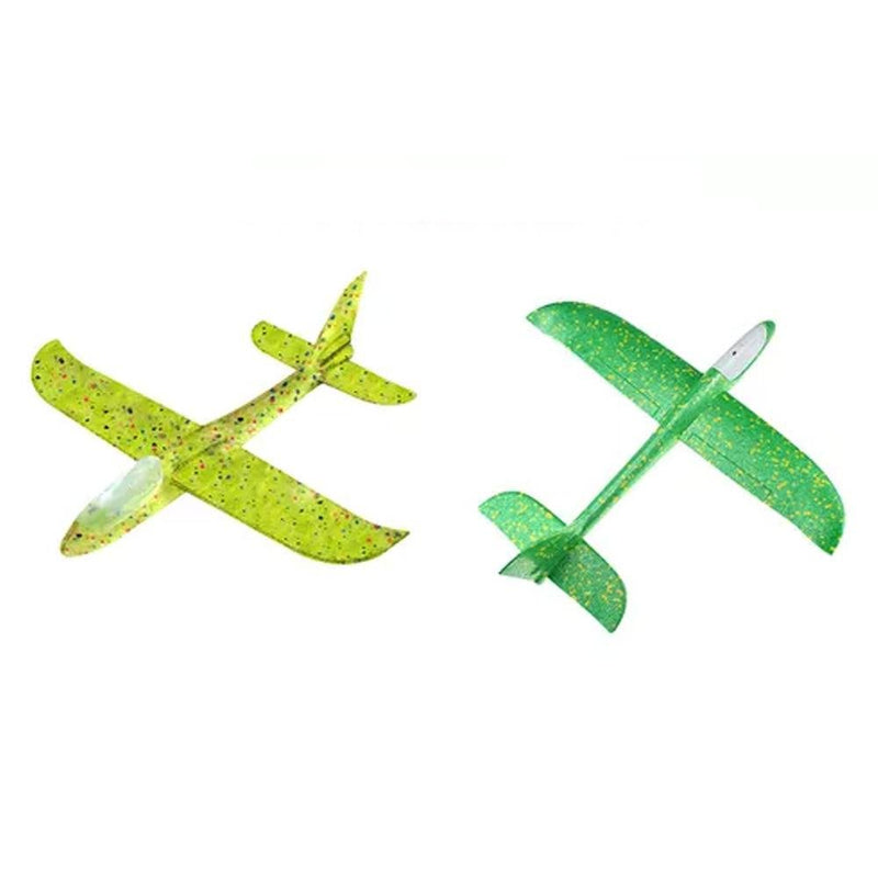 Avião de Brinquedo Planador Com Flash LED - Imercado - marketplace - 9133_2523 - imagem produto - Verde - Avião de Brinquedo Planador Com Flash LED - 