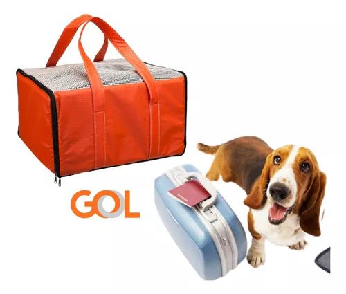 Bolsa De Transporte De Cachorro Cães Gatos Companhia Gol - Imercado - marketplace - AC02BL0AG - imagem produto - 