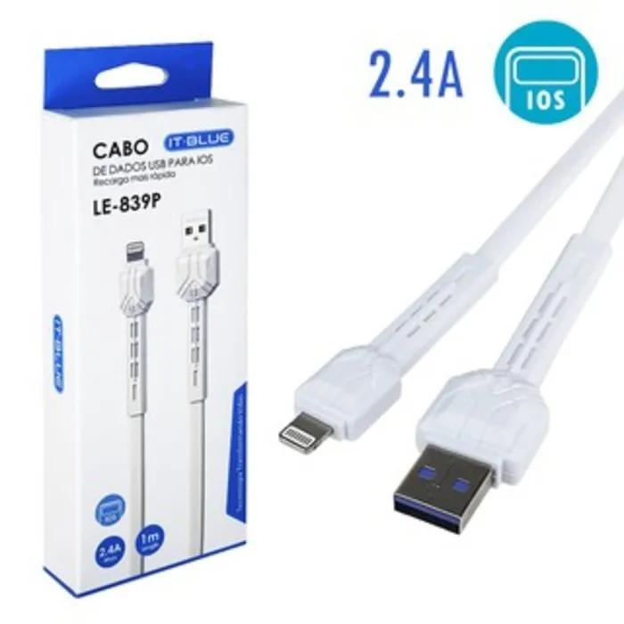 Cabo de dados e carregamento lightning it - blue le839p 1m - Imercado - marketplace - 1149 - imagem produto - 