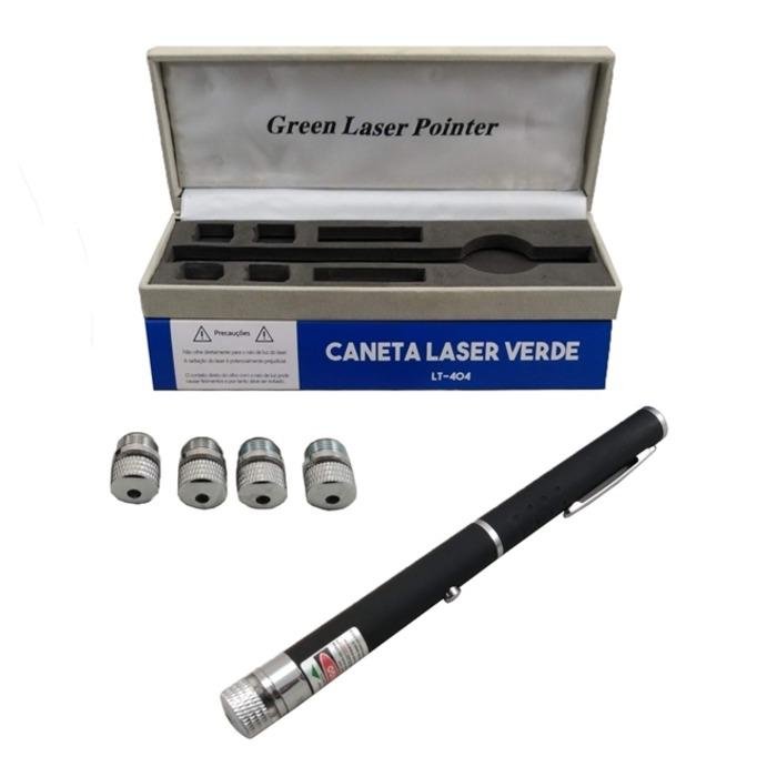 Caneta laser verde 5 pontas c/ efeitos para reuniões longo alcance - Imercado - marketplace - 3106 - imagem produto - 